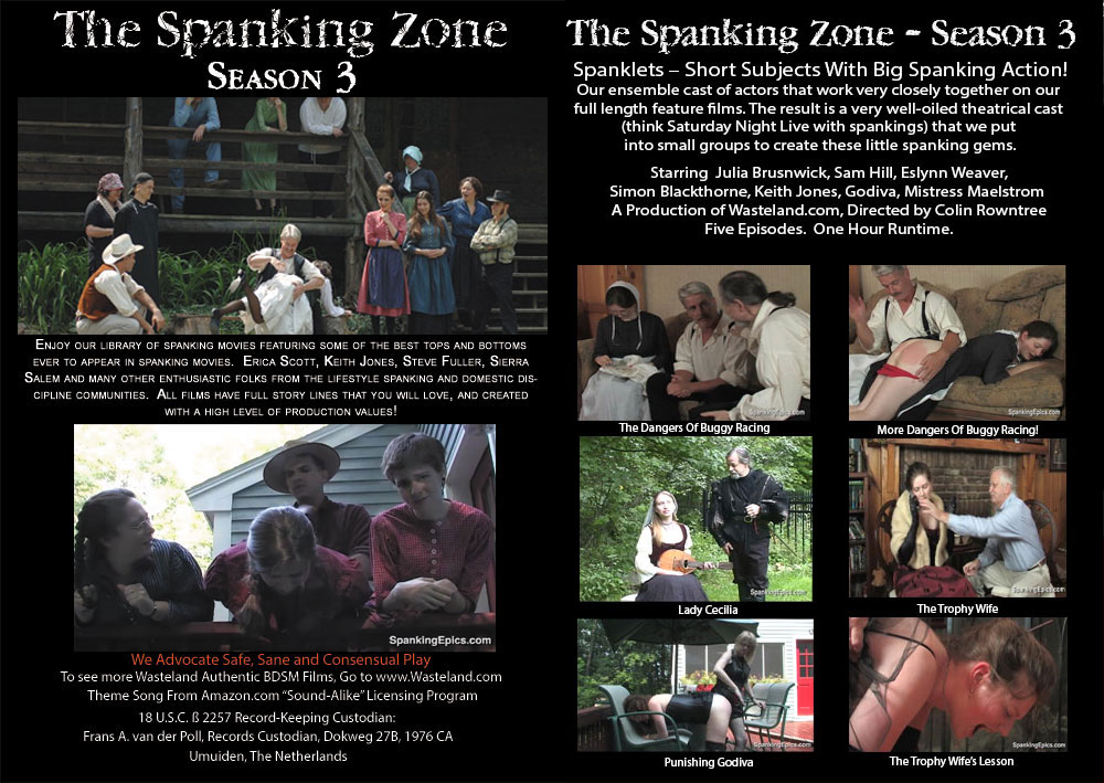 The Spanking Zone (Season 3) / Зона Отшлёпок (Colin Rowntree, SpankingEpics.com / Wasteland.com) [BDSM, Cosplay, Domination, Fantasy, Fetish, Panties & Thongs, Softcore, Spanking, SiteRip]