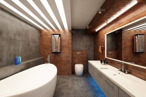 Ванная комната в стиле лофт фото