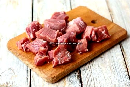 Жарим мясо свинины