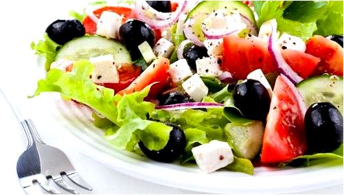 Готовим греческий салат с ножами Тивосан