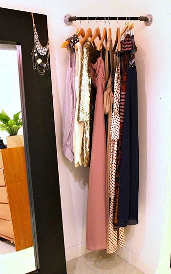 хранение одежды в маленькой квартире