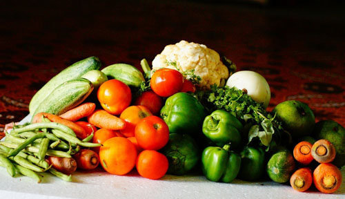 фрукты и овощи зеленого цвета