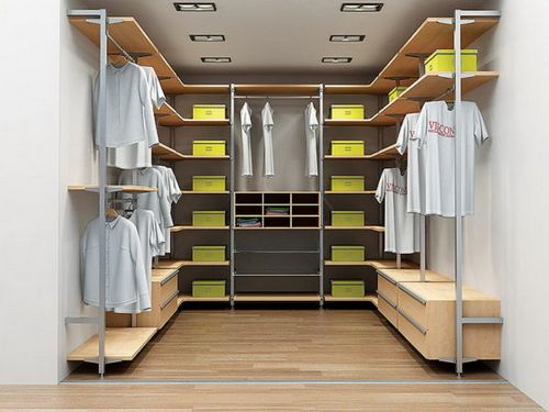 как организовать пространство в гардеробной
