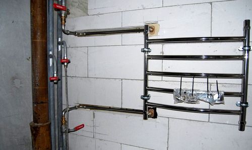 Подключение полотенцесушителя к стояку горячей воды схема - только ремонт своими руками в квартире