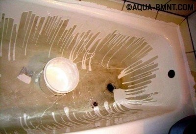 Как обновить старую чугунную ванну в домашних условиях