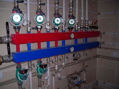 Коллекторная система отопления двухэтажного частного дома своими руками