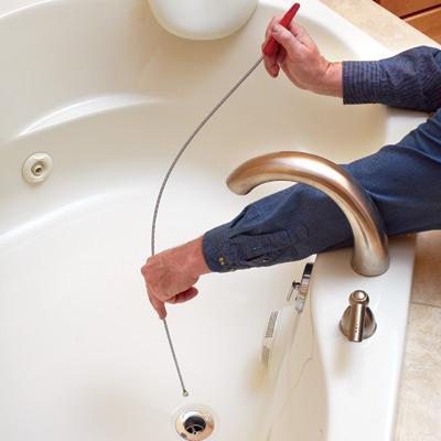 Как устранить засор в ванной обзор способов прочистки канализации