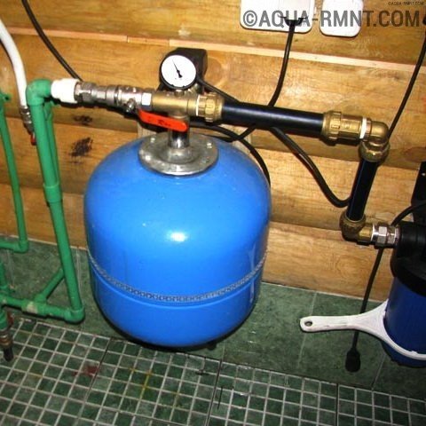 Монтаж гидроаккумулятора для систем водоснабжения своими руками