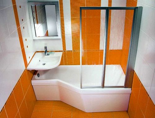 Дизайн маленькой ванной комнаты без туалета с фото