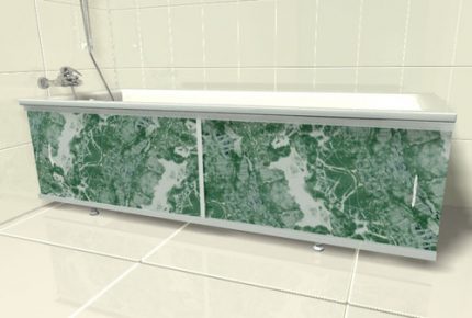 Как сделать зеркальный экран под ванну дельное руководство