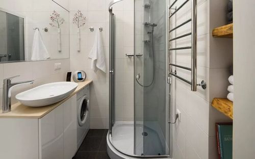 Дизайн ванной в хрущевке со стиральной машиной, советы по обустройству
