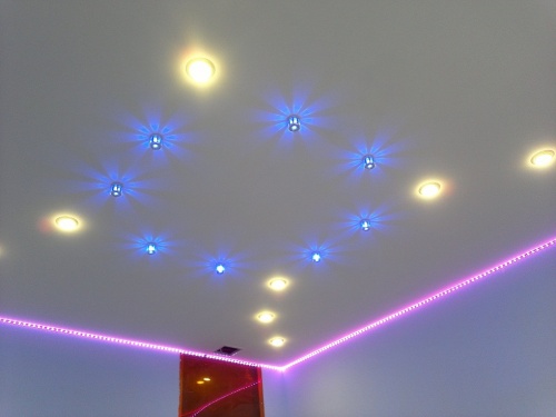 Светодиодная подсветка потолка своими руками