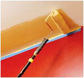Как покрасить потолок водоэмульсионной краской без разводов - только ремонт своими руками в