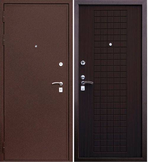 Размеры китайских металлических дверей