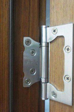 Как установить накладные петли на межкомнатные двери