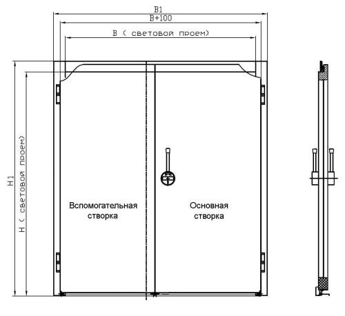 Размер коробки межкомнатной двери