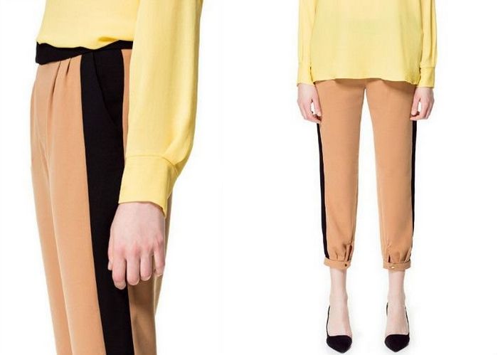 Женские брюки с лампасами. С чем носить штаны, фото модных образов