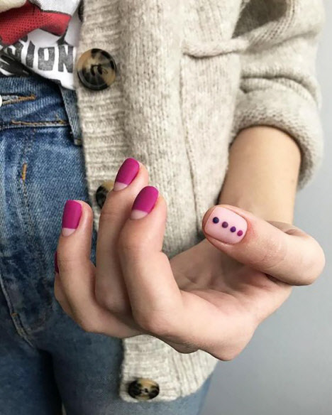 Элегантный маникюр на коротких ногтях шеллак. Фото, дизайн, новинки 2020