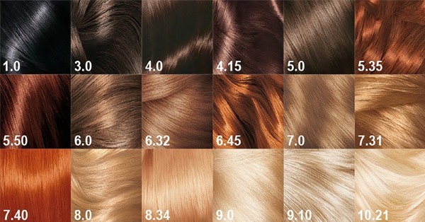Холодные оттенки краски для волос. Палитры брендов Лореаль, Эстель, Гарньер, Палетт, Матрикс,