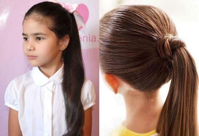 Прическа для средних волос на каждый день в школу девушке. Фото, как сделать