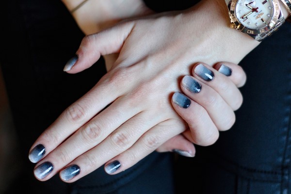 Черно-белый дизайн ногтей. Фото, модные тенденции френч, омбре, с росписью