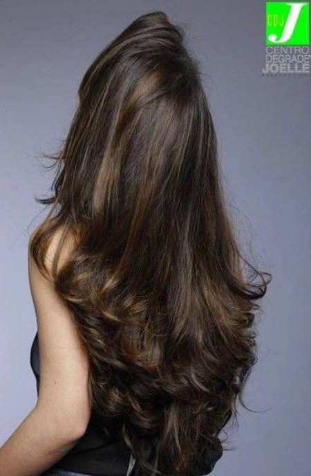 Женские стрижки с челкой на длинные волосы. Фото модные, красивые, стильные в 2020 году