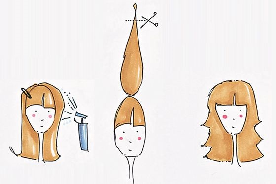 Как подстричь себе волосы лесенкой, ровно сзади в домашних условиях. Фото