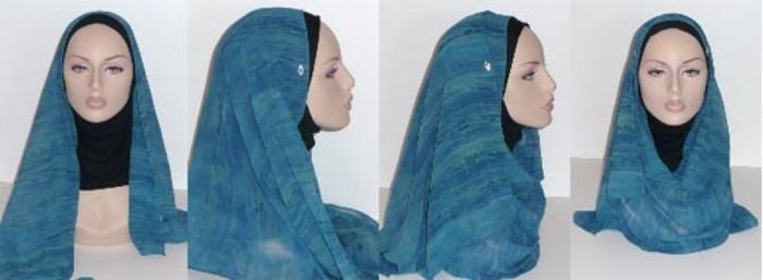 Как завязать хиджаб из шарфа
