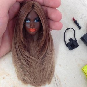 Как сделать кукле волосы из ниток
