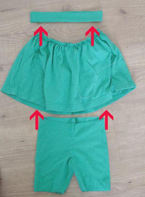 Как из юбки сделать шорты
