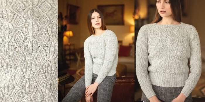 Как связать женский свитер спицами