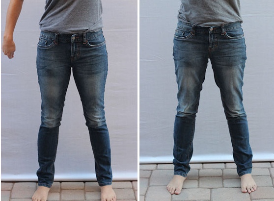 Что делать, если джинсы растянулись на коленях