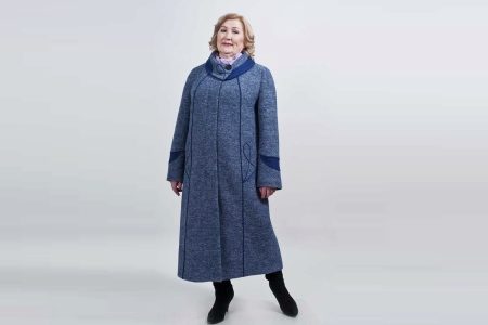 Фасоны пальто для полных женщин фото