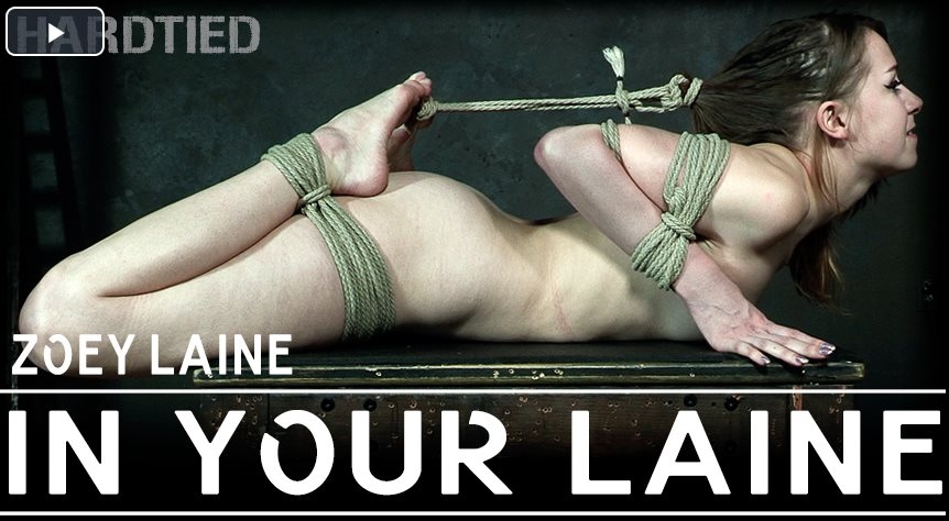 [HardTied.com] Zoey Laine (In Your Laine / 01.04.2020) [2020 г., BDSM, Humiliation, Torture, Whipping, 720p]