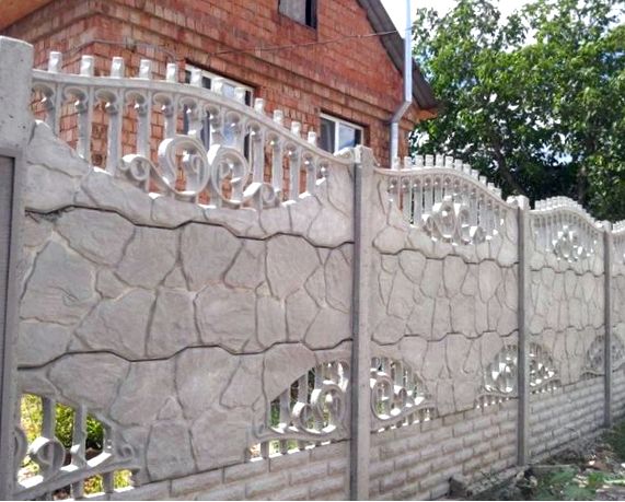 Ограда из бетона – наилучший выбор