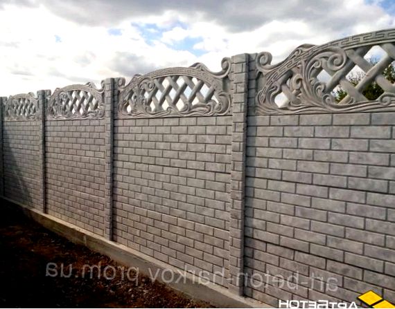 Ограда из бетона – лучший выбор