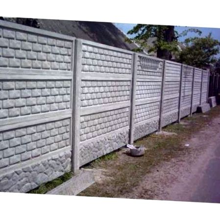 Ограда из бетона – первоклассный выбор