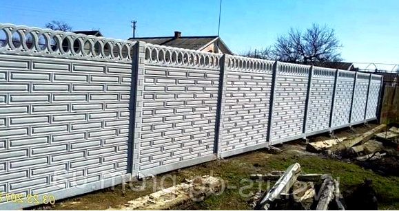Ограда из бетона – предпочтительный выбор