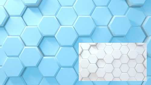Videohive - Clean Hexagons 86 - 24972139
