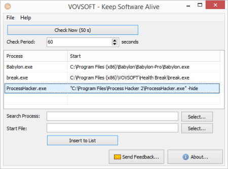 VovSoft Keep Software Alive 1.3