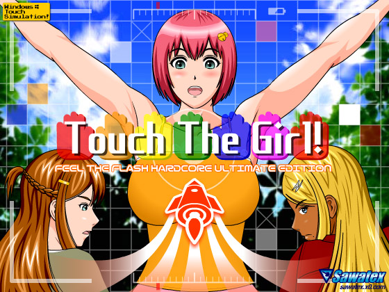 Touch The Girl! [InProgress, v1.02.02] (Sawatex) [ptcen] [2019, Flash, SLG, Male hero, Big tits/Big Breasts, Stripping, Touching, Groping, Spanking, BDSM, Dark Skin] [eng]