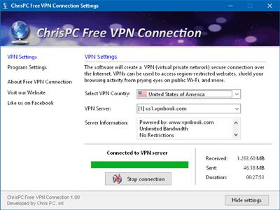 ChrisPC Free VPN Connection 1.11.02