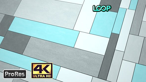 Videohive - Sliding Rectangles Surface 1 - Abstract Geometry - 4K - 25006154