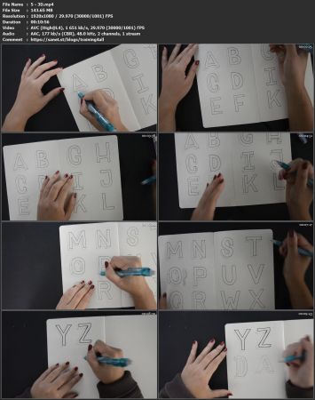 Hand Lettering the Alphabet
