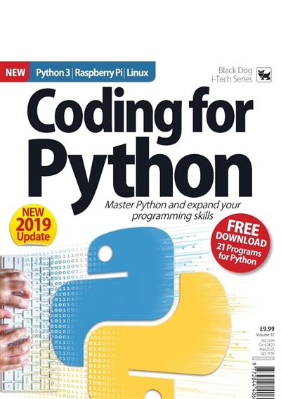 Coding For Python   Volume 37, 2019