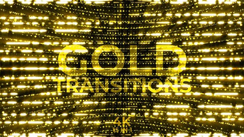 Videohive - Gold Transitions - 24996527