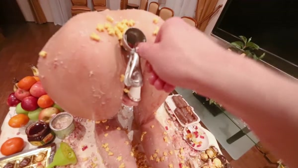 PornHub - Anl Food Play Fiesta with Throat Fucking and Cum Cake Dessert Maniac Alisa 1080p