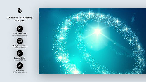 Christmas Tree Greeting 23019243 - Project for After Effects (Videohive)