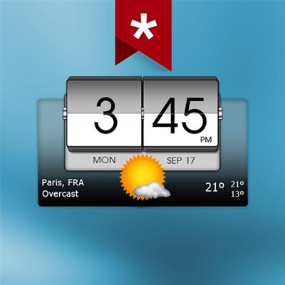 3D Flip Clock & Weather Ad free v5.40.6