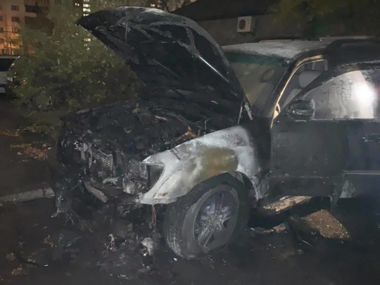 "Автомобиль, окончательно, жалко": в Киеве сожгли машину знаменитого активиста(видео)